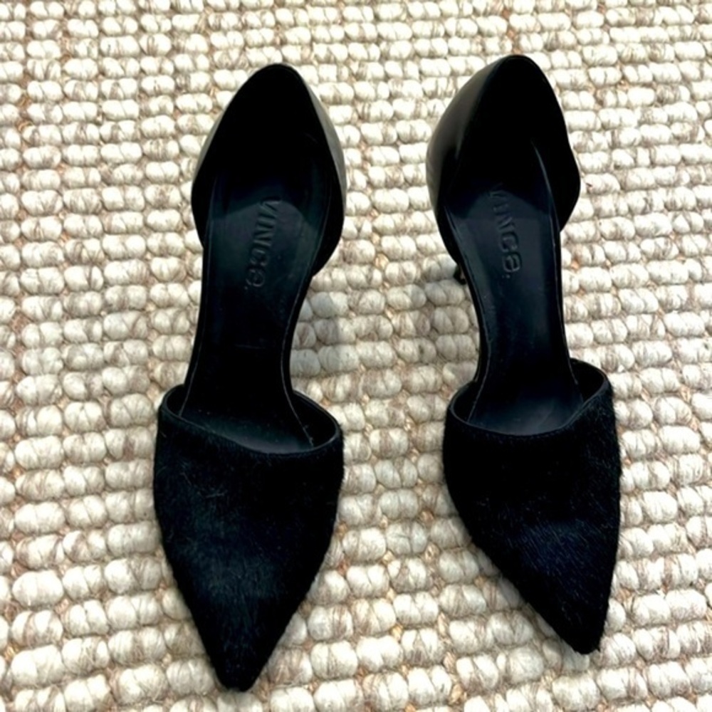 Vince high heels with Pony hair toes